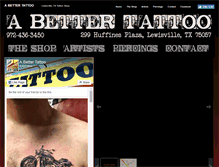 Tablet Screenshot of bettertattoo.com